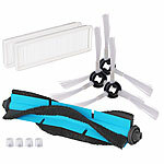 Sichler Exclusive Ersatzteil-Set für Multiroom-Wisch- & Saugroboter PCR-9205 & PCR-9200 Sichler Exclusive WLAN-Staubsaug- & Bodenwisch-Roboter, kompatibel mit Google Assistant und Siri