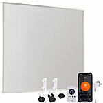 Sichler Haushaltsgeräte Smarte Infrarot-Heizung mit Standfuß-Set, 360 W, bis 12 m², App Sichler Haushaltsgeräte Mobile WLAN-Infrarot-Heizung mit Standfuß-Set, für Amazon Alexa & Google Assistant