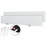 Sichler Haushaltsgeräte 2er-Set Infrarot-Schimmelentferner aus Glas für Wand & Bad, chemiefrei Sichler Haushaltsgeräte Infrarot-Schimmelentferner für Wand und Bad