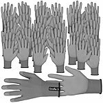 AGT 48 Paar Arbeitshandschuhe, PU-Beschichtet, größe S/7 AGT PU-beschichtete Arbeitshandschuhe 