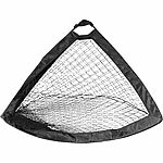 PEARL sports 2er-Set faltbare Kinder-Pop-up-Fußballtore, Outdoor, mit Tragetasche PEARL sports Faltbare Pop-up-Fußballtore für Kinder