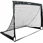 PEARL sports 4er-Set faltbare Kinder-Pop-up-Fußballtore, Outdoor, mit Tragetasche PEARL sports Faltbare Pop-up-Fußballtore für Kinder
