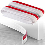 AGT Silikon-Zugluftstopper für Türen, selbstklebend, 2x 1 m, 5 cm breit AGT Silikon-Zugluftstopper zum Abdichten von Türen