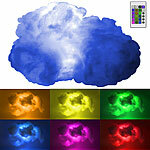 Luminea Farbwechselnde DIY-Wolken-Leuchte mit RGB-LEDs und Fernbedienung Luminea DIY-Wolken-Leuchten mit RGB-LEDs, Farbwechsel, Fernbedienung