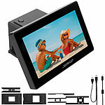 Somikon Stand-Alone-Dia- & Negativscanner, 7"-Touchdisplay, native 48 MP, HDMI Somikon Stand-Alone-Dia, Negativ- und Super-8-Scanner 