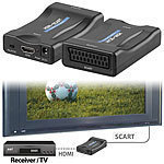 auvisio HDMI-auf-SCART-Adapter mit USB-Stromversorgung auvisio Scart auf HDMI-Adapter/Konverter