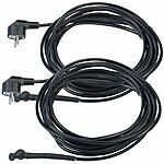 Royal Gardineer 2er-Set Frostschutzkabel mit Thermostat, 4 m Heizkabel, 60 Watt, IPX7 Royal Gardineer Frostschutz-Heizkabel mit Thermostat 