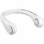 infactory Mobiler Akku-Doppelventilator zum Umhängen, 3-stufig, 2.400 mAh infactory Akku-Doppelventilatoren zum Umhängen 