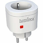 Luminea Erweiterungs-Funk-Steckdose für Funk-Steckdose mit Sensor FSD-50 Luminea Funk-Steckdosen mit Tür- und Fenstersensor