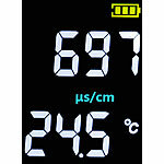 AGT Digitales 4in1-Wasserqualitäts-Messgerät, LCD-Display, IP55 AGT Digitale 4in1-Wasserqualitäts-Messgeräte für pH-Wert, TDS, EC und Temperatur