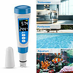 AGT Digitales 4in1-Wasserqualitäts-Messgerät, LCD-Display, IP55 AGT
