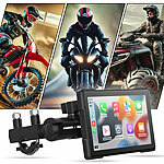 Lescars Motorrad Navi-Display, CarPlay- & Android Auto, Versandrückläufer Lescars Motorrad-Display, CarPlay und Android Auto, wasserdicht