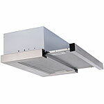 Rosenstein & Söhne Flachschirm-Dunstabzugshaube, Umluft, 350m³/Std. Saugleistung, silber Rosenstein & Söhne Flachschirm-Dunstabzugshauben Umluft/Abluft, Unterbau