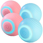 Sweetypet 4er Set Katzenspielzeug Elektrisch mit LED Licht, blau & pink Sweetypet
