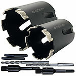 AGT 2er-Set Diamant-Dosensenker mit M16-Gewinde, 80mm Nutzlänge,68 & 82mmØ AGT Diamant-Dosensenker mit M16 Aufnahme