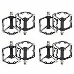 PEARL 4er-Set Ultraleichte Fahrradpedale, 9/16 Zoll, rutschfest, MTB/Rennrad PEARL Ultraleichte Fahrradpedale, 9/16 Zoll, rutschfeste, für Mountainbikes und Citybikes