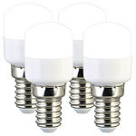 Luminea 4er-Set LED-Kühlschranklampen, E14, T25, 150 lm, 2 W Luminea 