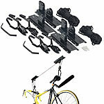 AGT 2er-Set platzsparende Fahrrad-Aufhänger mit Liftsystem, bis 20 kg AGT