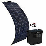 revolt Powerstation & Solar-Generator mit 1.456 Wh & 200-Watt-Solarmodul revolt