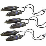 infactory 3er-Set elektrische Schuhtrockner mit UV-Licht infactory Schuhtrockner mit UV-Licht