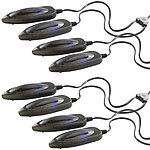 infactory 4er-Set elektrische Schuhtrockner mit UV-Licht infactory Schuhtrockner mit UV-Licht