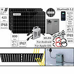 revolt 800-Watt-Microinverter mit 2,15-kWh-Solarakku und 4x 460-W-Solarmodul revolt