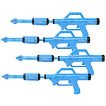 PEARL 4er-Set Wasserpistolen mit PET-Flaschen-Anschluss PEARL Wasserpistolen mit PET-Flaschen-Anschlüssen 