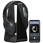 auvisio Digitaler Stereo-Funkkopfhörer, DSP, Akku, Bluetooth, Ladestation, 30m auvisio 
