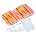PEARL 200 Knicklichter in 6 Neon-Leuchtfarben, mit Steckverbindern, 20 cm PEARL Knicklichter