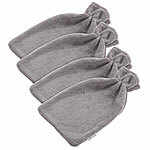 PEARL 4er-Set flauschige Coral-Fleece-Bezüge für 2-Liter-Wärmflasche PEARL Wärmflaschenbezüge
