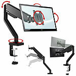 General Office Gasgefederter Monitor-Schwenkarm bis 81 cm/32", Pivot, VESA-kompatibel General Office Monitor-Schwenkarme