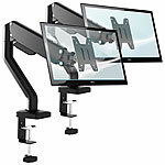 General Office 2er-Set Gasgefederter Monitor-Schwenkarm bis 81 cm/32", Pivot, VESA General Office Monitor-Schwenkarme