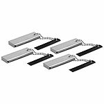 Semptec Urban Survival Technology 4er-Set Magnesium-Feuerstarter mit Feuerstein und Metallschaber Semptec Urban Survival Technology Magnesium-Feuerstarter