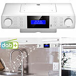 VR-Radio Unterbau-Küchenradio DAB+/UKW, RDS, Wecker, Timer, LCD-Display, AUX VR-Radio Küchenradios mit DAB+ und FM 