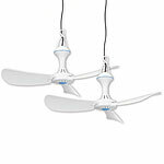 PEARL 2er-Set mobile 12-V-Deckenventilatoren mit Aufhänger, Ø 46 cm, 6 W PEARL Mobile 12-Volt-Deckenventilatoren 