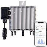 revolt WLAN-Mikroinverter für Solarmodule, 800 W, App, geprüft (VDE-Normen) revolt WLAN-Mikroinverter für Solarmodule mit MPPT und App 