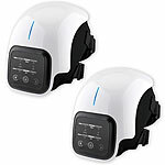 newgen medicals 2er-Set Akku-Knie-Massagegeräte, Infrarot-Tiefenwärme, LED-Touchscreen newgen medicals Akku-Knie-Massagegeräte mit Infrarot-Tiefenwärme 