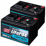 revolt Set de 2 stations d'énergie 230 V & convertisseurs solaires, LiFePO4, 111 Wh, 80 W. revolt 2-en-1 batterie haute performance & convertisseur solaire à onde modifiée disponible sur eMall