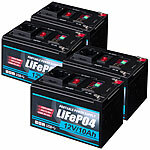 revolt Set de 4 stations d'énergie 230 V & convertisseurs solaires, LiFePO4, 111 Wh, 80 W. revolt 2-en-1 batterie haute performance & convertisseur solaire à onde modifiée disponible sur eMall