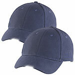 PEARL 2er-Set LED-Schirmmütze mit 5 Highpower-LEDs PEARL LED Baseball-Caps 