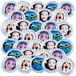 Your Design 32er-Set Bilder-Magnete für metallische Oberflächen Your Design Foto-Magnet-Pins 