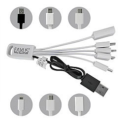 USB-Adapter-Set mit USB-Kabel auf Rolle 8 Adapter
