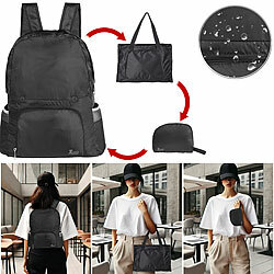 Xcase Faltbarer 2in1-Rucksack & -Tasche, leicht, wasserdicht, 20 l, 180g Xcase Faltbare 2in1-Rucksäcke und -Taschen, wasserdicht