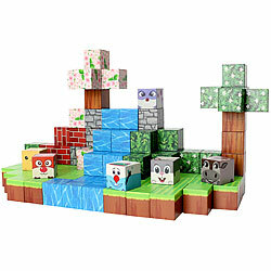 Playtastic 108-teiliges Set magnetischer Pixel-Bausteine, verschiedene Muster Playtastic Magnetische Pixel-Bausteine