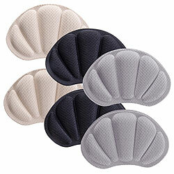 newgen medicals 3 Paar unsichtbare Memory-Foam-Fersenpolster, gegen Rutschen & Blasen newgen medicals Fersenpolster