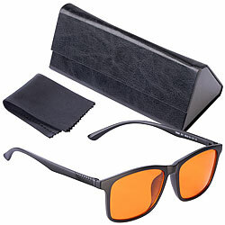 PEARL Augenschonende Bildschirm-Brille mit Blaulicht-Filter, gegen Ermüdung PEARL Bildschirm-Brillen mit Blaulicht-Filter