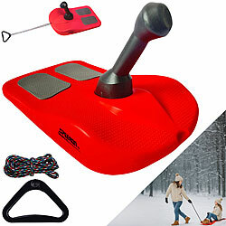 Speeron Schneebob für Kinder ab 6 Jahren & Erwachsene, bis 80 kg, 1,5m Zugseil Speeron Schneebobs 