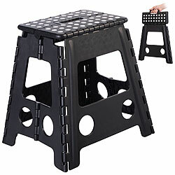 Semptec Urban Survival Technology Faltbarer Tritthocker, bis 150 kg, anti-rutsch-beschichtet, 39 cm Höhe Semptec Urban Survival Technology Klappbare Tritthocker für Kinder und Erwachsene 