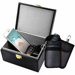 Xcase RFID-Autoschlüssel-Box mit 2 RFID-Schlüsseltaschen Xcase RFID-Autoschlüssel-Boxen 