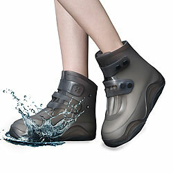 Semptec Urban Survival Technology Wasserdichte Gummi-Schuhüberzieher mit rutschfester Sohle, Größe 37-39 Semptec Urban Survival Technology Regenüberschuhe 